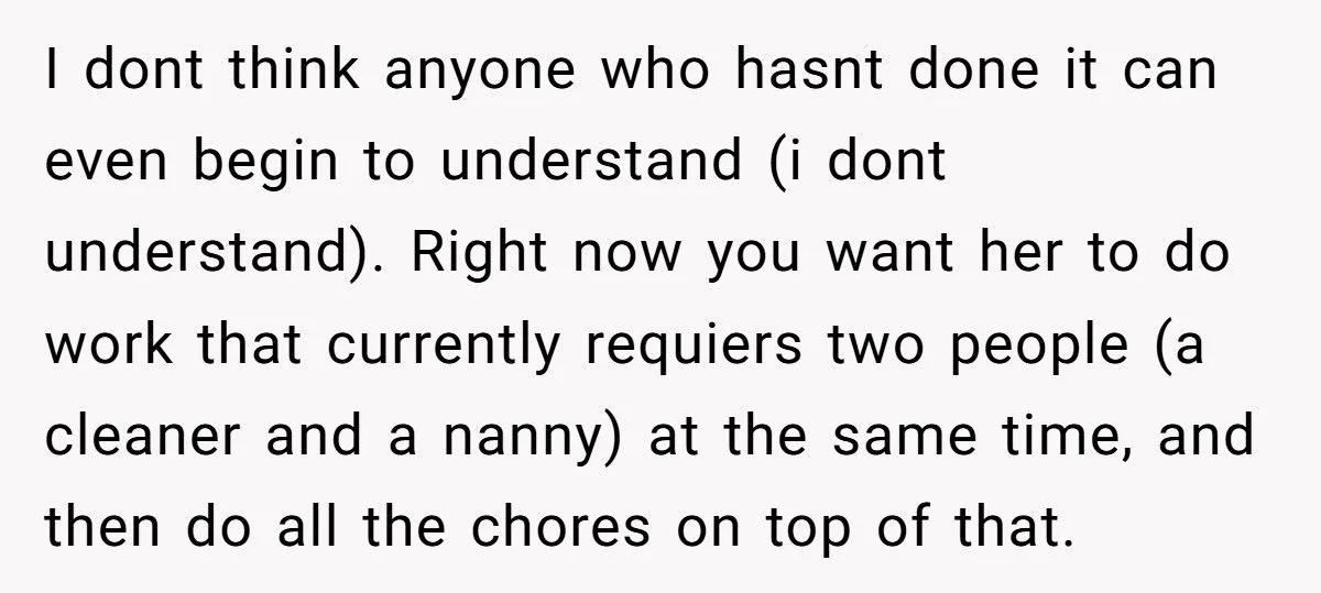 Husband Refuses 50/50 Chores If Wife Quits Job To Stay Home With Kids Generated by Aubtu.biz