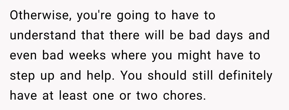 Husband Refuses 50/50 Chores If Wife Quits Job To Stay Home With Kids Generated by Aubtu.biz
