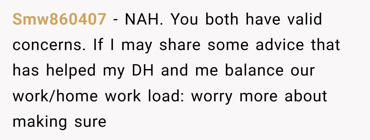 Husband Refuses 50/50 Chores If Wife Quits Job To Stay Home With Kids Generated by Aubtu.biz