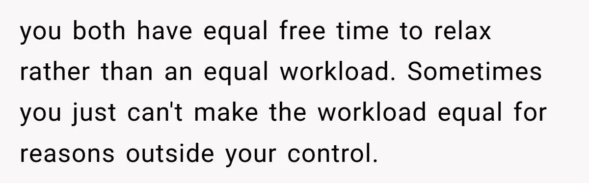 Husband Refuses 50/50 Chores If Wife Quits Job To Stay Home With Kids Generated by Aubtu.biz