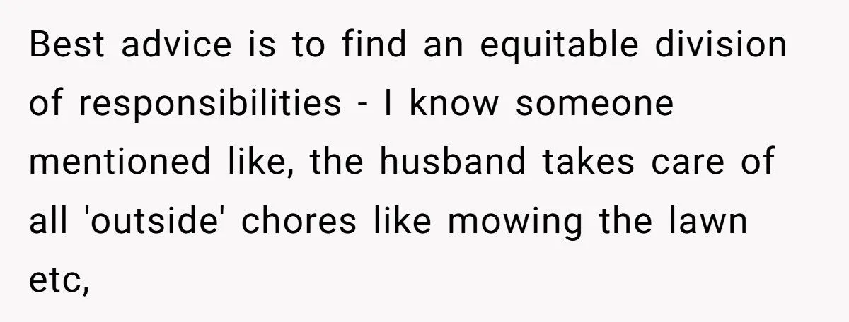 Husband Refuses 50/50 Chores If Wife Quits Job To Stay Home With Kids Generated by Aubtu.biz