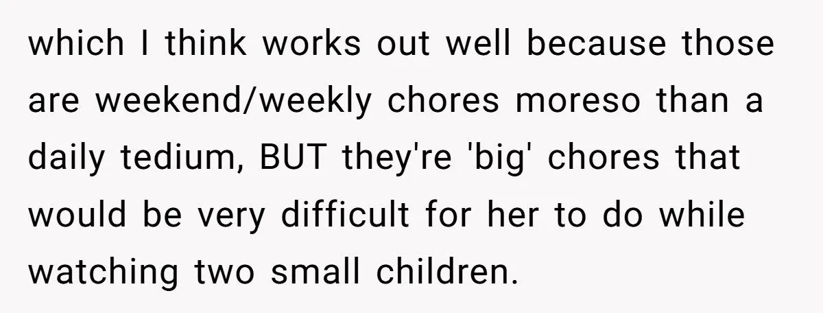 Husband Refuses 50/50 Chores If Wife Quits Job To Stay Home With Kids Generated by Aubtu.biz