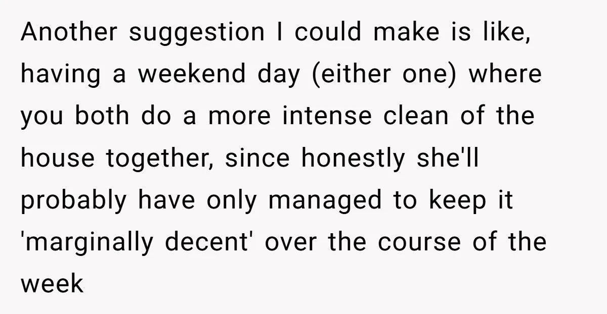 Husband Refuses 50/50 Chores If Wife Quits Job To Stay Home With Kids Generated by Aubtu.biz