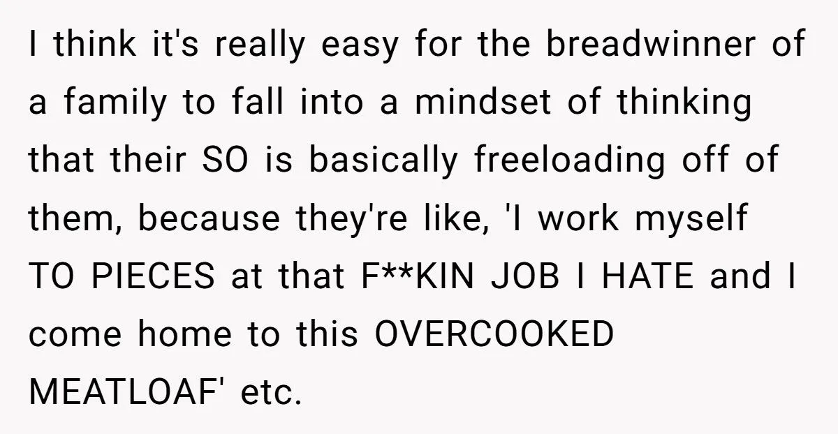 Husband Refuses 50/50 Chores If Wife Quits Job To Stay Home With Kids Generated by Aubtu.biz