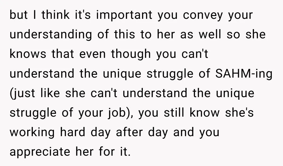 Husband Refuses 50/50 Chores If Wife Quits Job To Stay Home With Kids Generated by Aubtu.biz