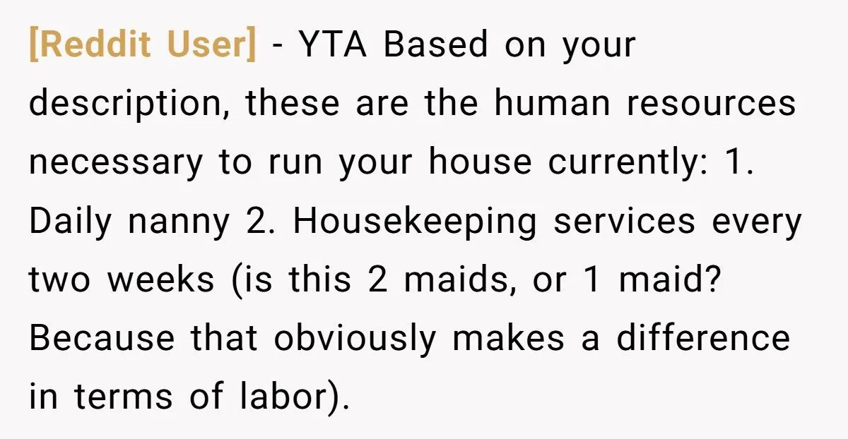 Husband Refuses 50/50 Chores If Wife Quits Job To Stay Home With Kids Generated by Aubtu.biz