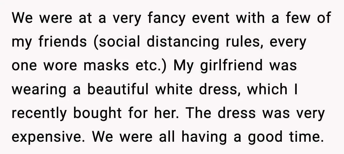 Guy Rages At Girlfriend For “Ruining” His Fancy White Dress Gift With Her Period Generated by Aubtu.biz