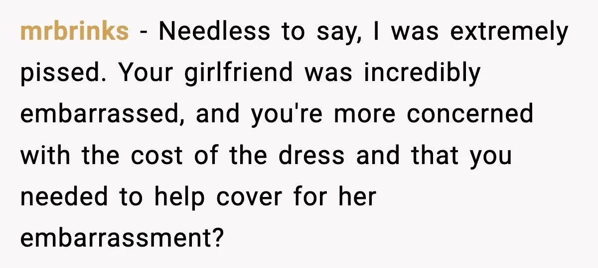 Guy Rages At Girlfriend For “Ruining” His Fancy White Dress Gift With Her Period Generated by Aubtu.biz