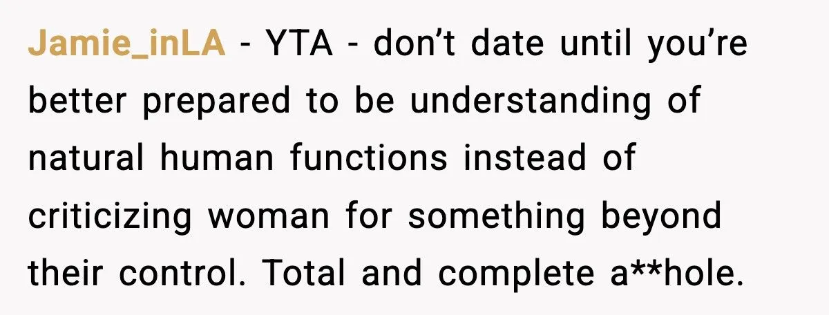 Guy Rages At Girlfriend For “Ruining” His Fancy White Dress Gift With Her Period Generated by Aubtu.biz