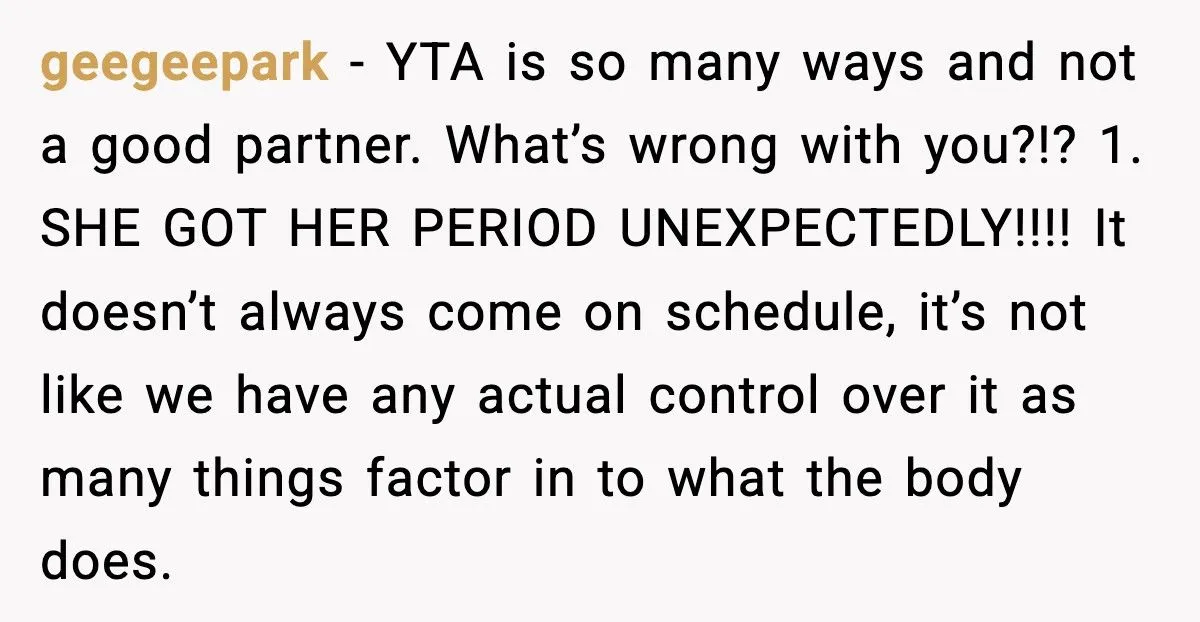 Guy Rages At Girlfriend For “Ruining” His Fancy White Dress Gift With Her Period Generated by Aubtu.biz