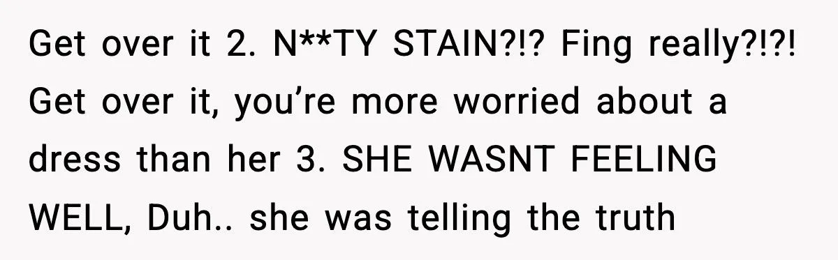 Guy Rages At Girlfriend For “Ruining” His Fancy White Dress Gift With Her Period Generated by Aubtu.biz