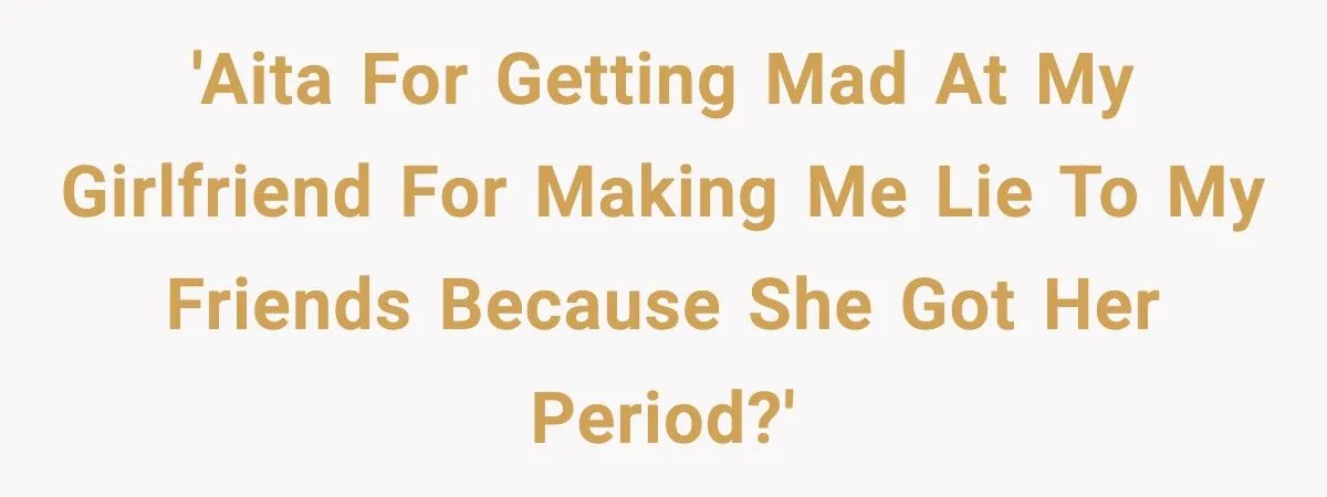 Guy Rages At Girlfriend For “Ruining” His Fancy White Dress Gift With Her Period Generated by Aubtu.biz