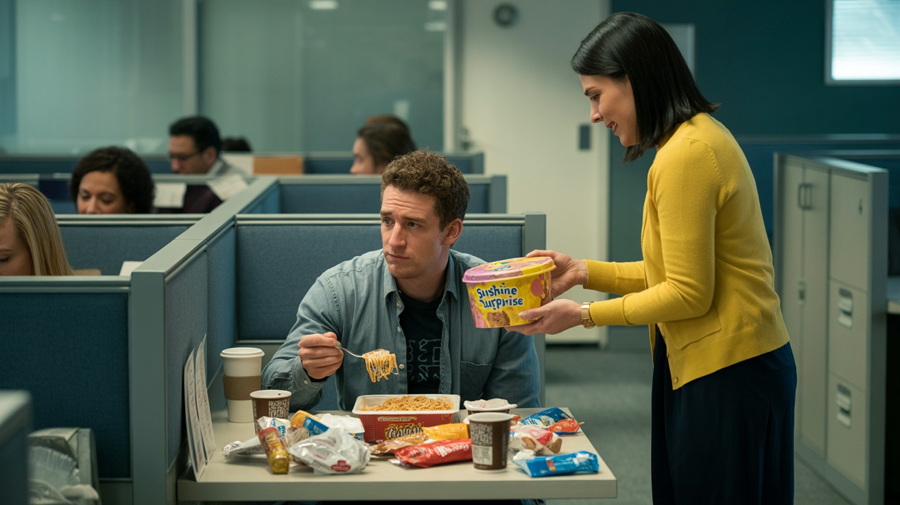 Pregnant Coworker Keeps Force-Feeding Him And Commenting On His Body—Should He Go To HR?