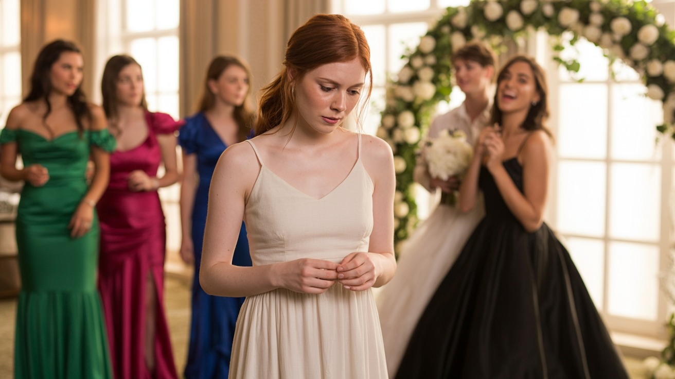 Bridesmaids Attack Guest For Wearing White, Even Though Bride Wore Black