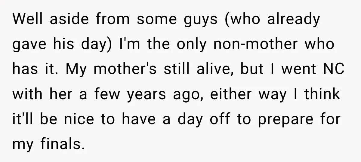 Student Refuses To Give Up Mother’s Day Off For Coworker Who Lost Her Son, Colleagues Call Her Cruel Generated by Aubtu.biz
