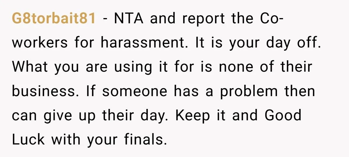 Student Refuses To Give Up Mother’s Day Off For Coworker Who Lost Her Son, Colleagues Call Her Cruel Generated by Aubtu.biz