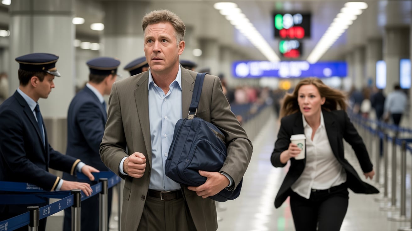 Man Leaves Wife At Airport When She Misses Flight Over Coffee Run, Wonders If He’s Wrong