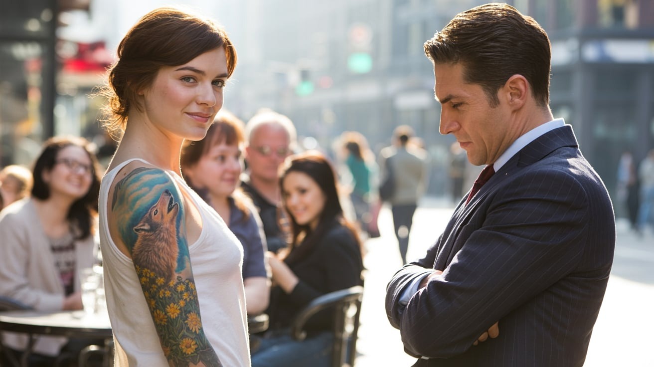 Woman Cries After Boyfriend Demands Her Cover Her Sleeve Tattoo Because It Makes Her Look “Slutty”