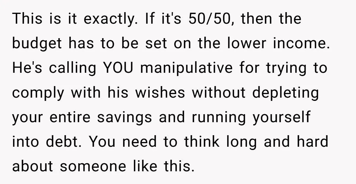 Man Making Three Times More Calls His Fiancée A Gold Digger When She Won’t Go 50/50 Generated by Aubtu.biz