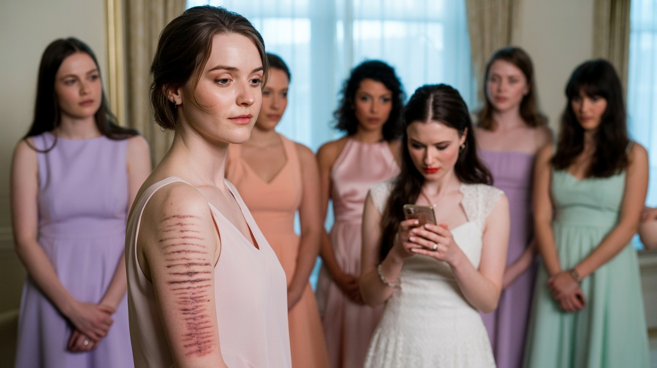 Bride Tells Cousin Her Scars Are “Too Ugly” For Wedding Photos, Cousin Refuses To Cover Up