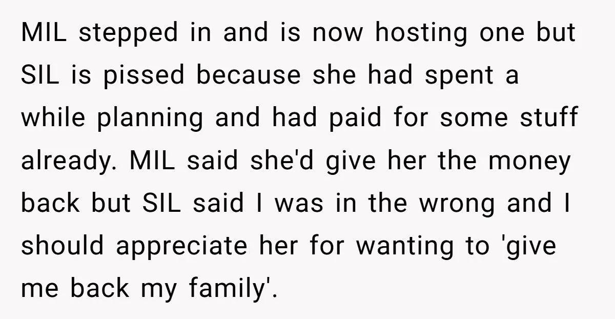 Pregnant Woman Refuses Baby Shower When SIL Tries To “Reunite” Her With Family That Abandoned Her Generated by Aubtu.biz