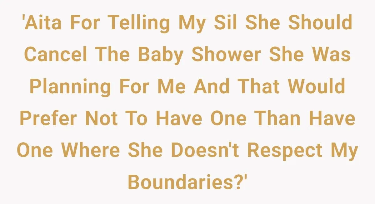 Pregnant Woman Refuses Baby Shower When SIL Tries To “Reunite” Her With Family That Abandoned Her Generated by Aubtu.biz