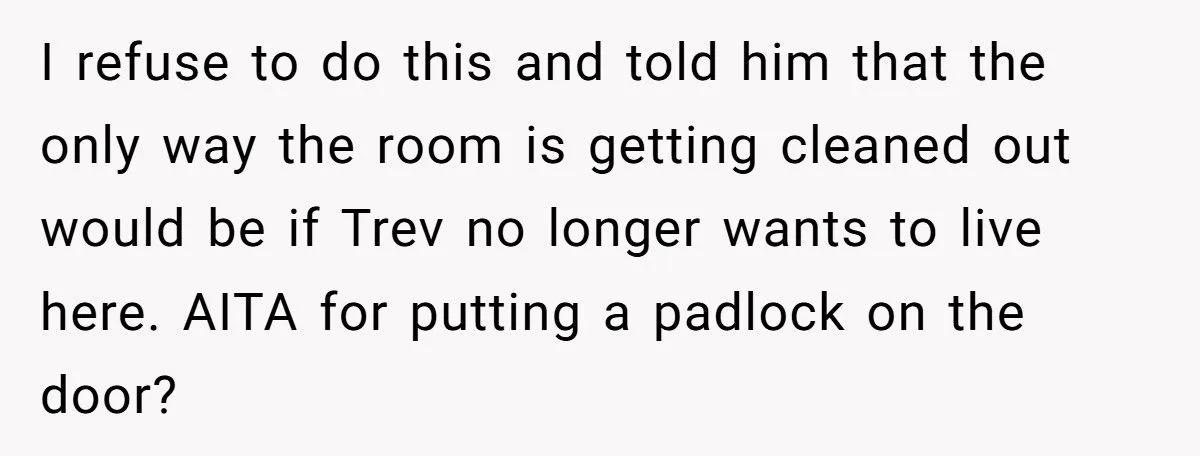 Mom Installs Padlock On Soldier Son’s Room After Husband And Other Son Try To Loot His Belongings Generated by Aubtu.biz