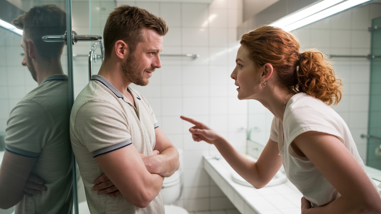 Husband Sets “Pee Trap” To Prove Wife Wrong, Her Reaction Leaves Him Stunned