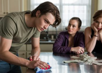 Dad Discovers Wife Made His Son Do Everyone’s Chores, Pays Him Fairly In Cash Dad Discovers Wife Made His Son Do Everyone’s Chores, Pays Him Fairly In Cash