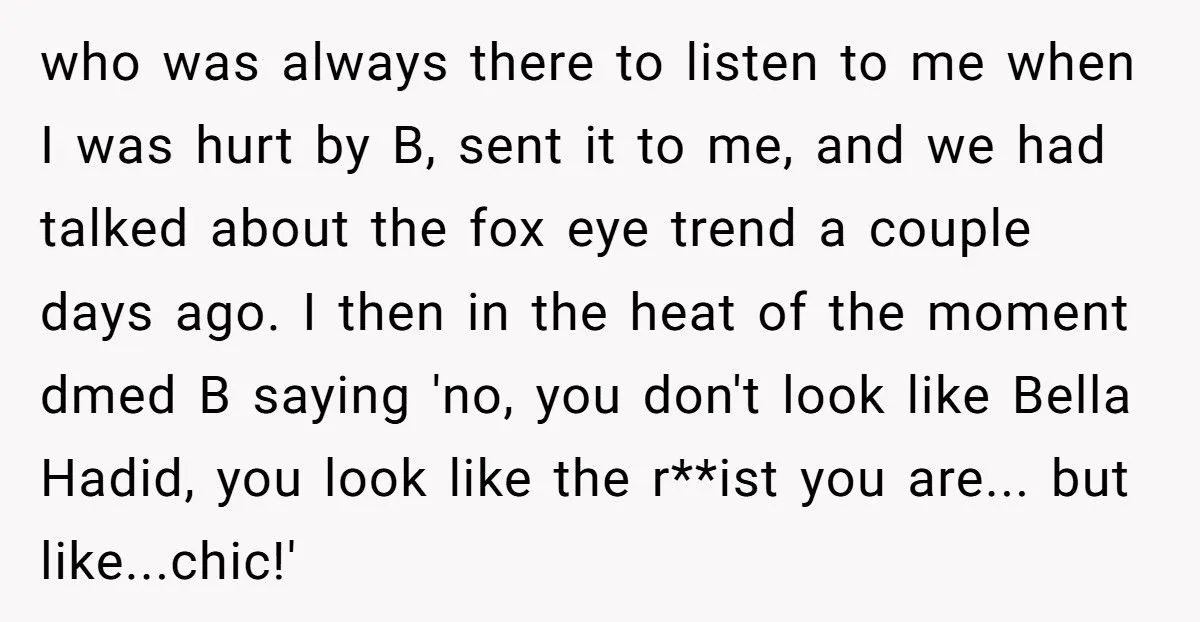 Woman Sends Savage DM To Former Bully After Seeing Her Copy The Racist Gesture She Once Used Generated by Aubtu.biz