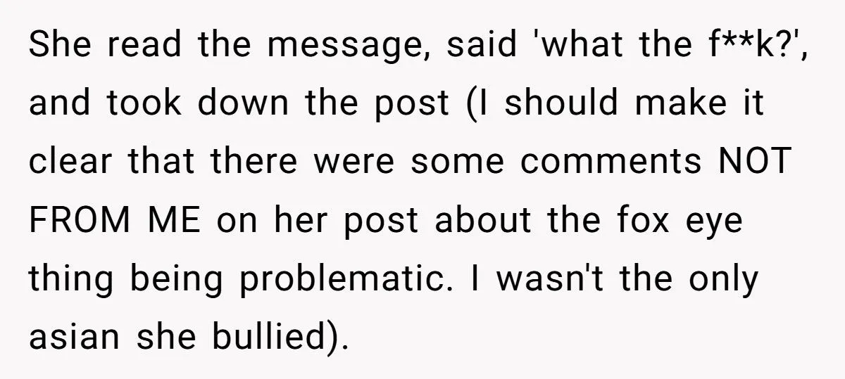 Woman Sends Savage DM To Former Bully After Seeing Her Copy The Racist Gesture She Once Used Generated by Aubtu.biz