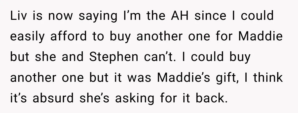 Mom Refuses To Return Daughter’s Birthday Car After Sister Demands It For Her Own Child Generated by Aubtu.biz