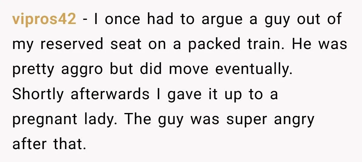 Man Outsmarts Train Staff After Entitled Passenger Steals His Reserved Seat And Gets Free First-Class