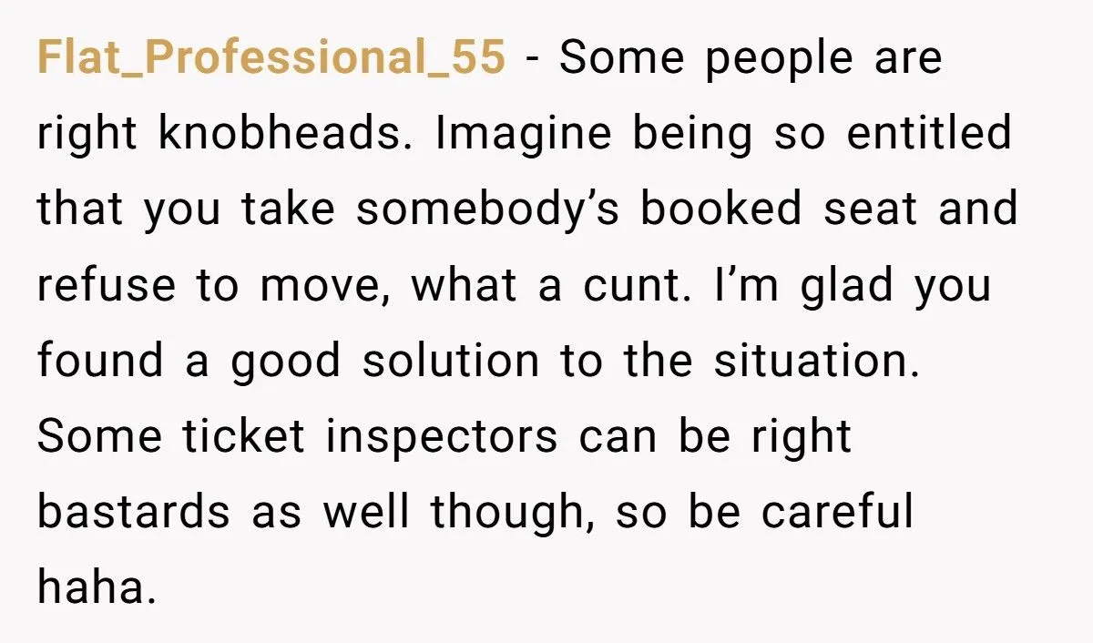 Man Outsmarts Train Staff After Entitled Passenger Steals His Reserved Seat And Gets Free First-Class