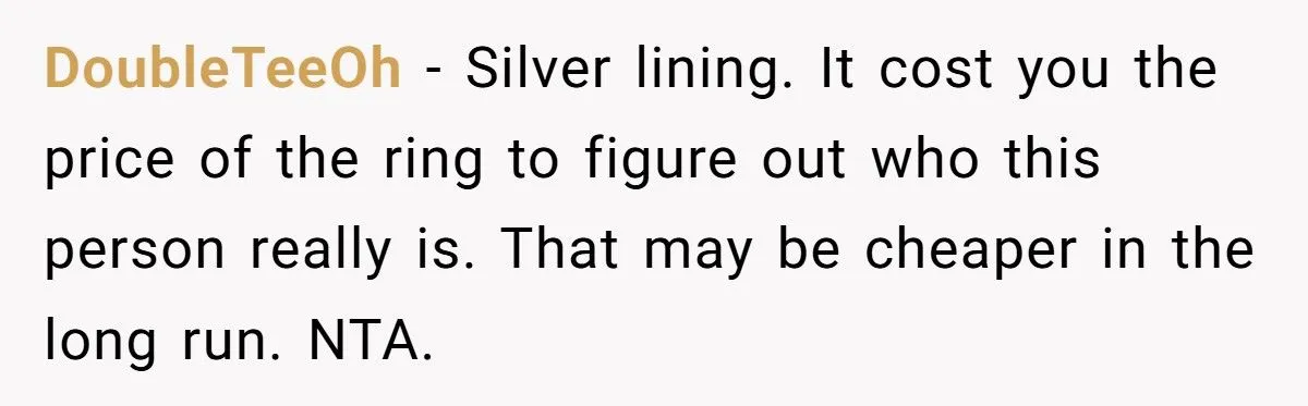 Fiancé Refuses To Re-Propose After She Lost The Engagement Ring, Is He Being Reasonable?