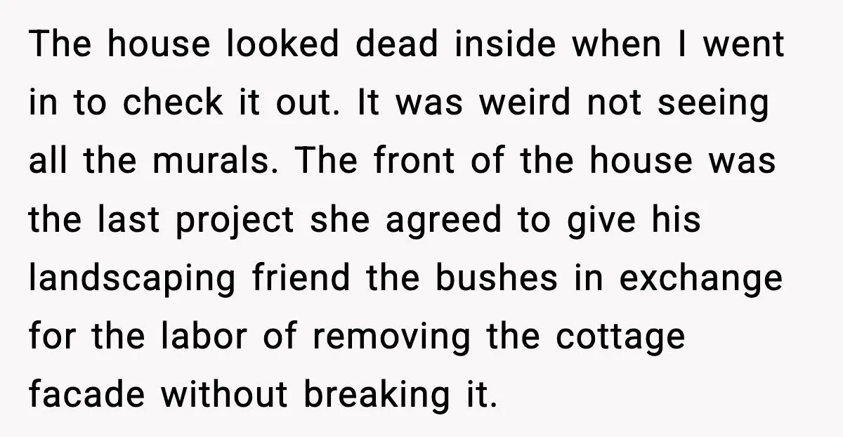 Artist Evicted So Landlord’s Daughter Could Steal Her Murals, She Painted Over Everything First