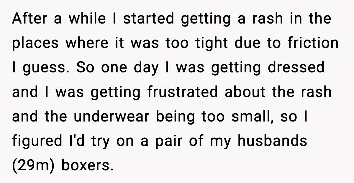 Man Calls Out Wife For Stealing His Underwear While She’s Eight Months Pregnant