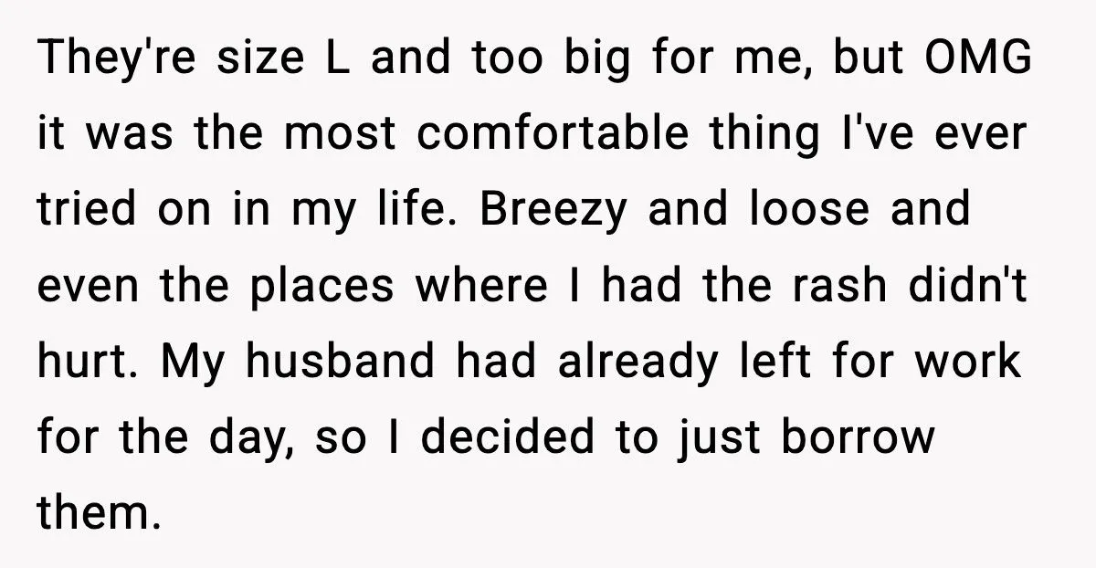 Man Calls Out Wife For Stealing His Underwear While She’s Eight Months Pregnant