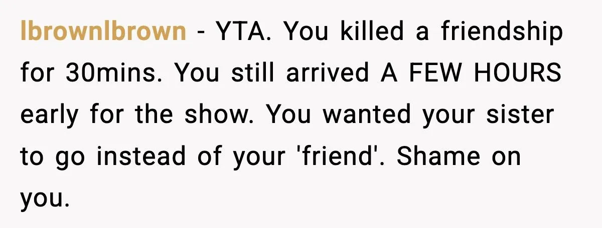 Woman Gives Her Sister Friend’s Taylor Swift Ticket And Leaves Without Her