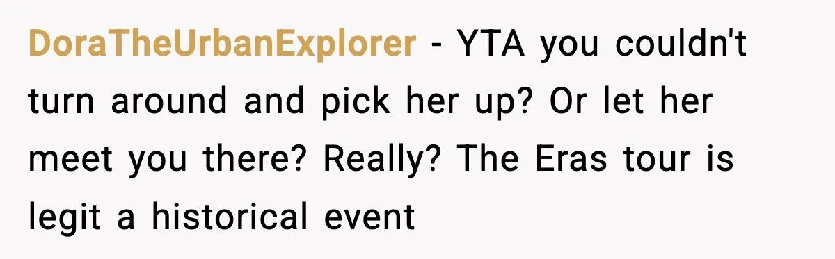 Woman Gives Her Sister Friend’s Taylor Swift Ticket And Leaves Without Her