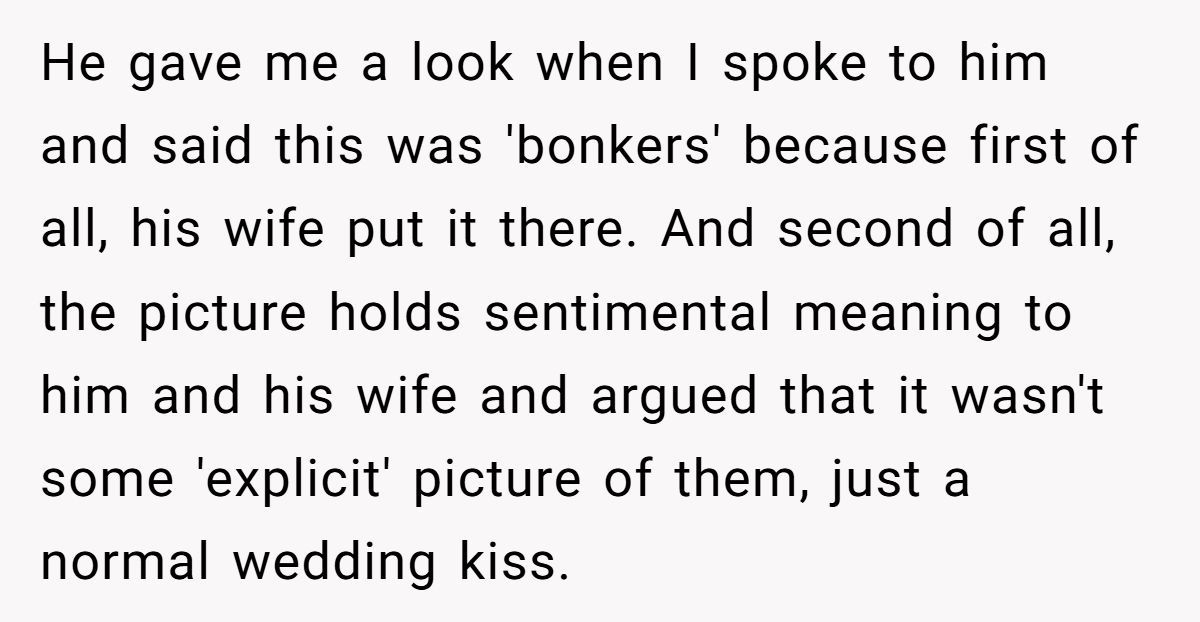 Guest Demands Friend Remove Wedding Photo Because His Wife Found It “Too Intimate” Generated by Aubtu.biz