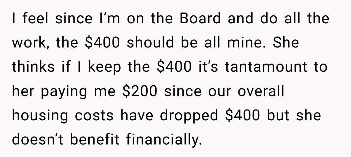 Husband Keeps HOA Fee Waiver for Himself - Wife Feels Betrayed