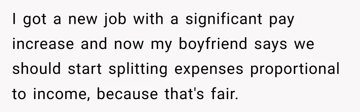 Greedy Boyfriend Shames Girlfriend for Pay Raise, Demands More Rent in His Paid-Off Flat shorter, catchier title