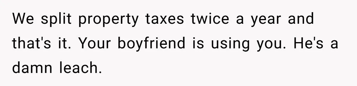 Greedy Boyfriend Shames Girlfriend for Pay Raise, Demands More Rent in His Paid-Off Flat shorter, catchier title