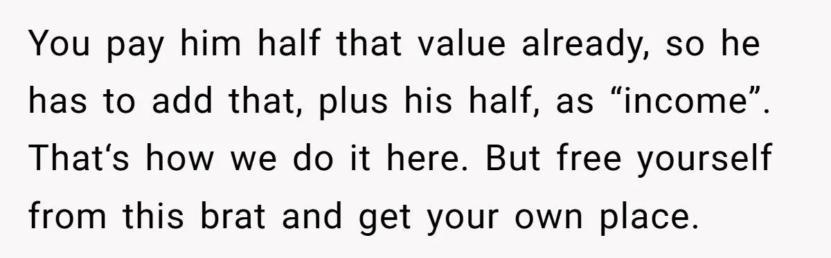 Greedy Boyfriend Shames Girlfriend for Pay Raise, Demands More Rent in His Paid-Off Flat shorter, catchier title