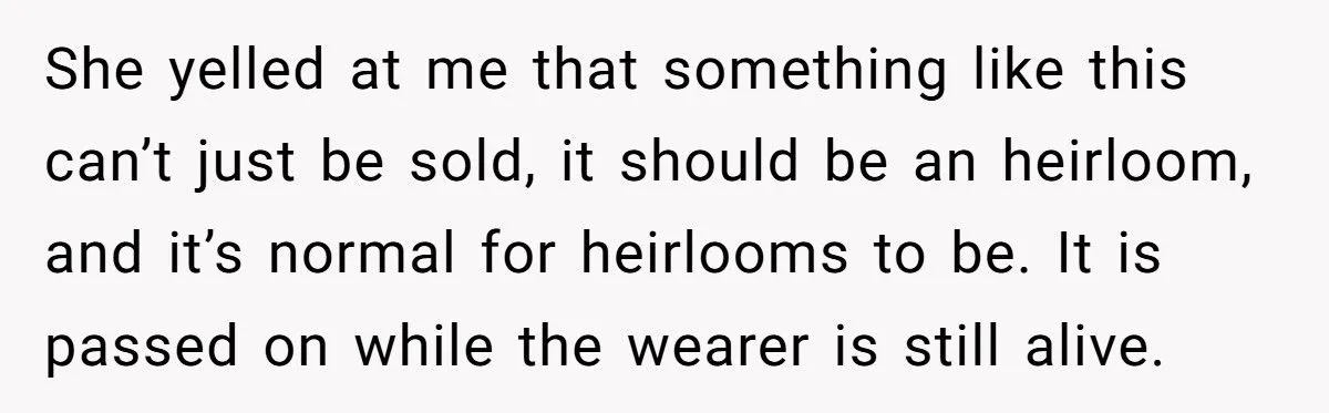 Heirloom Havoc: Was Refusing To Hand Over a Treasured Ring To Daughter-In-Law Justified Or Harsh?