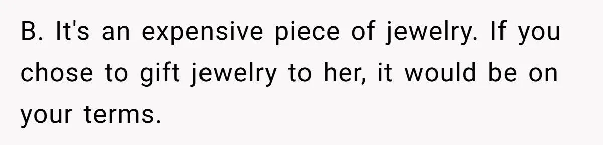 Heirloom Havoc: Was Refusing To Hand Over a Treasured Ring To Daughter-In-Law Justified Or Harsh?