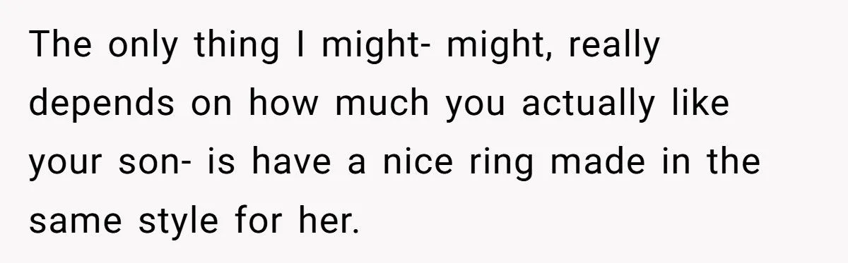 Heirloom Havoc: Was Refusing To Hand Over a Treasured Ring To Daughter-In-Law Justified Or Harsh?