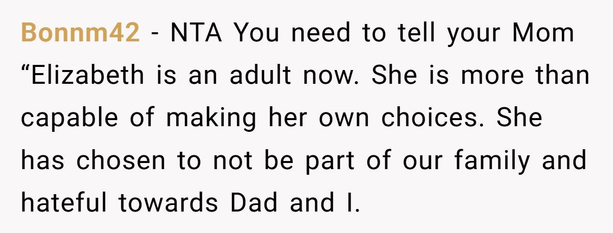 Groom Blocks Mom From Using Wedding to Force Reunion With Hateful Sister Generated by Aubtu.biz