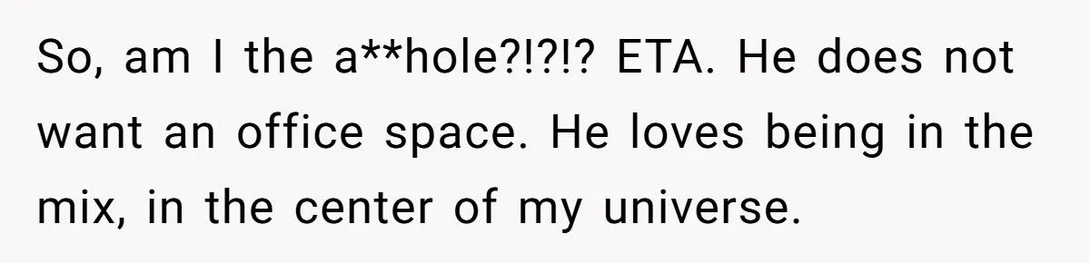 Stay-at-Home Mom Begs Husband to Go to the Office - Is She Wrong? Generated by Aubtu.biz